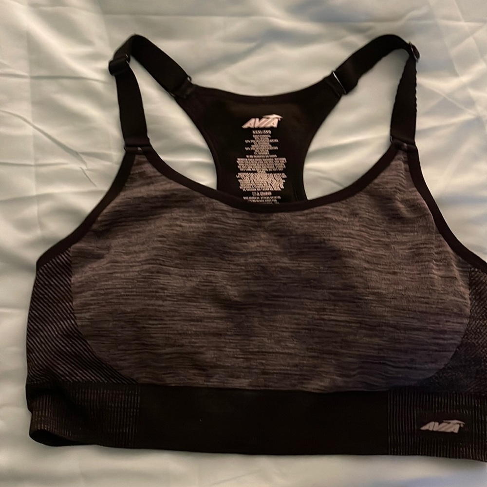 Avia black sport bra